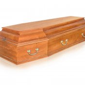 Гроб лакированный 021