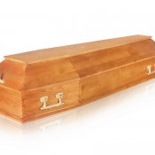 Гроб лакированный 025