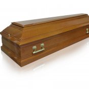Гроб лакированный 028