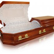 Гроб лакированный 032
