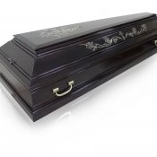 Гроб лакированный 035