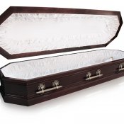 Гроб лакированный 037