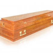 Гроб лакированный 039