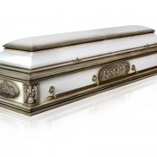 Гроб лакированный 009