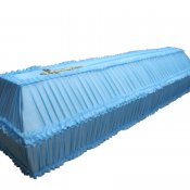 Гроб обитый тканью 011