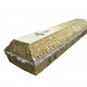 Гроб обитый тканью 020